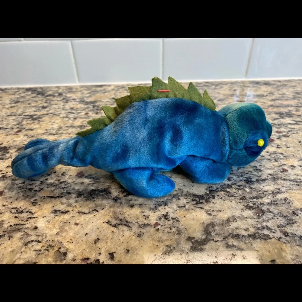 1997 TY INC. Beanie Babies Iggy the Chameleon. RARE with TAG ERRORS - Picture 2 of 8